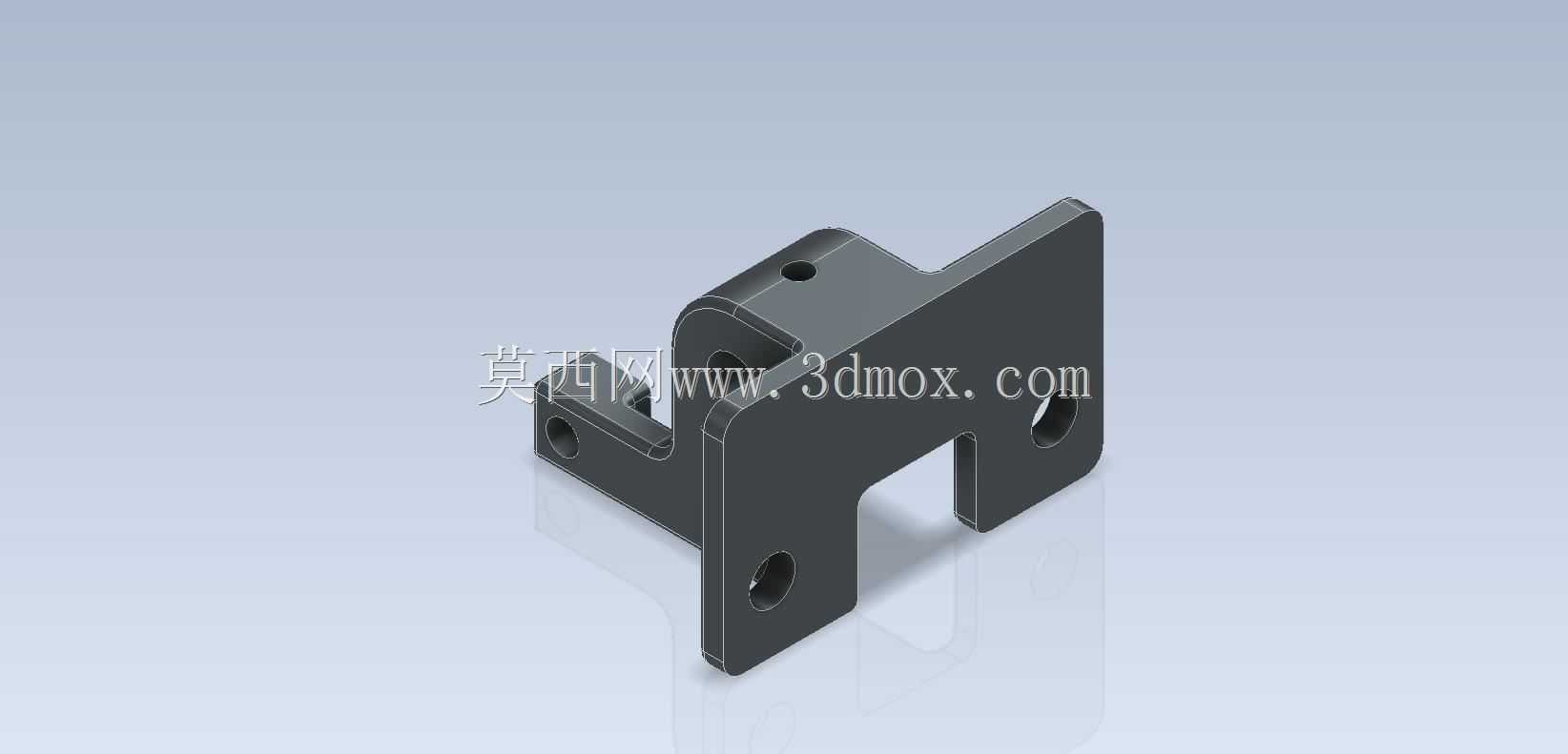 Studycadcam三维CAD练习462/指节支架/Autodesk Inventor Pro