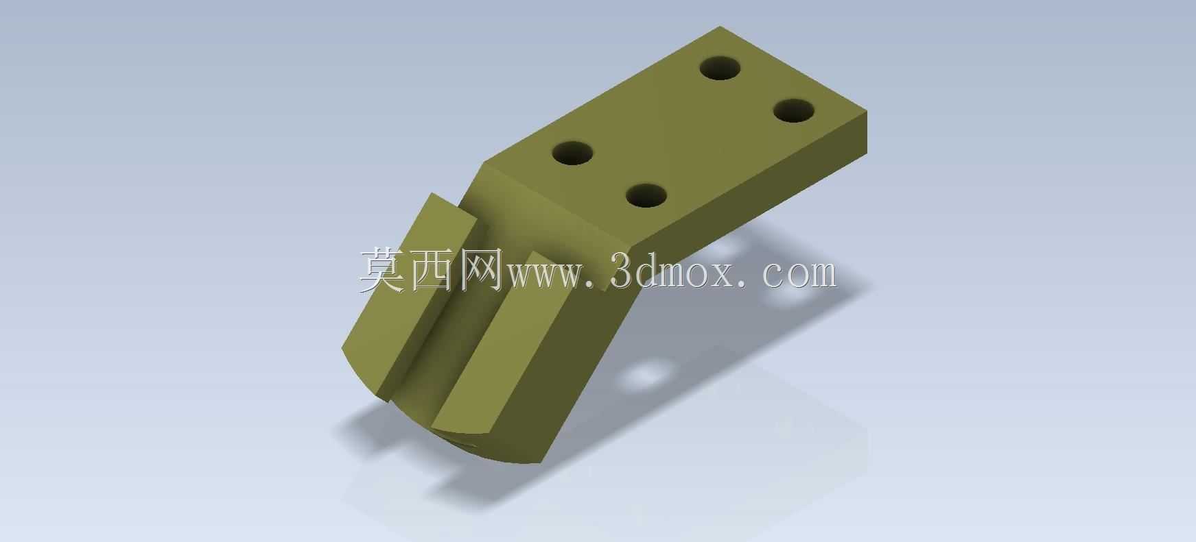 Studycadcam三维CAD练习444/导向支架/Autodesk Inventor Pro