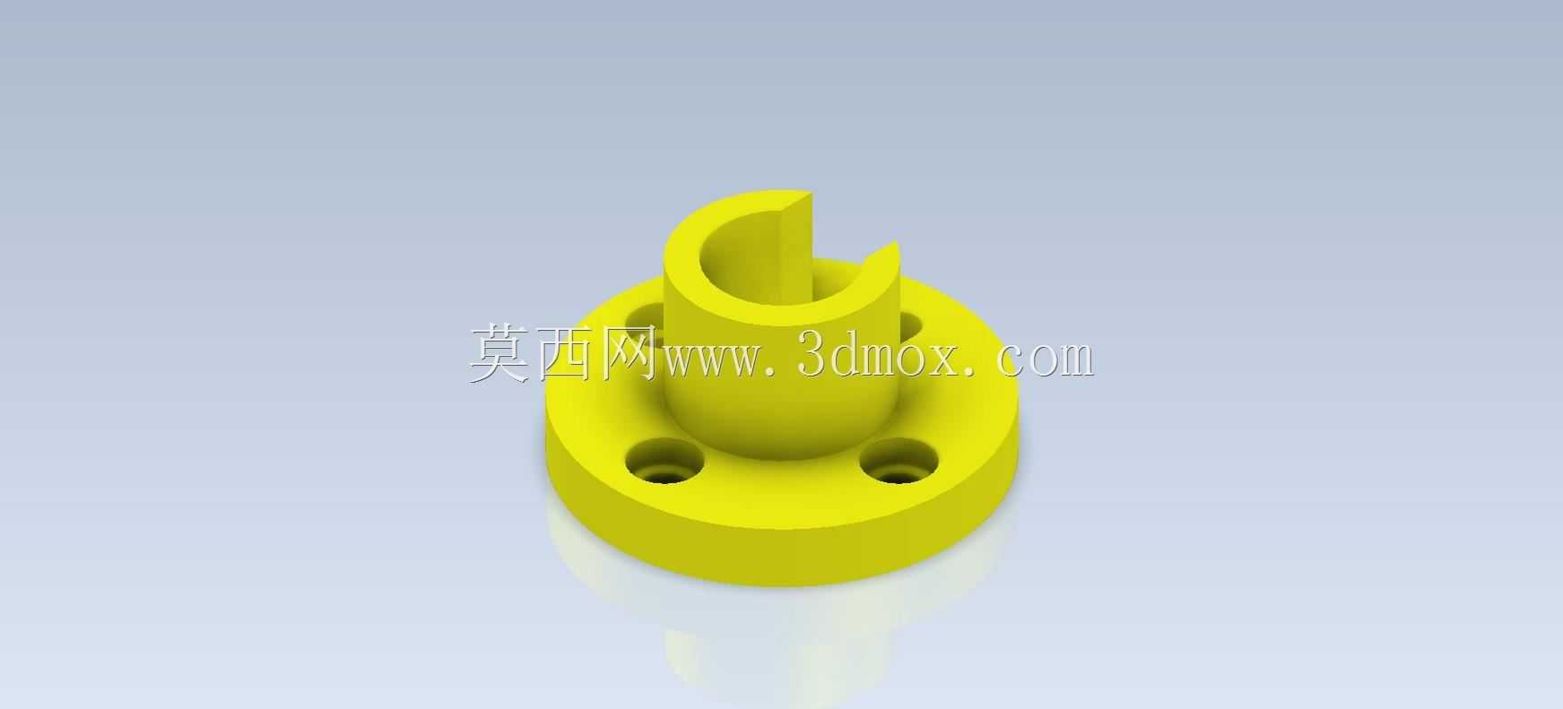Studycadcam三维CAD练习443/定心套管/Autodesk Inventor Pro