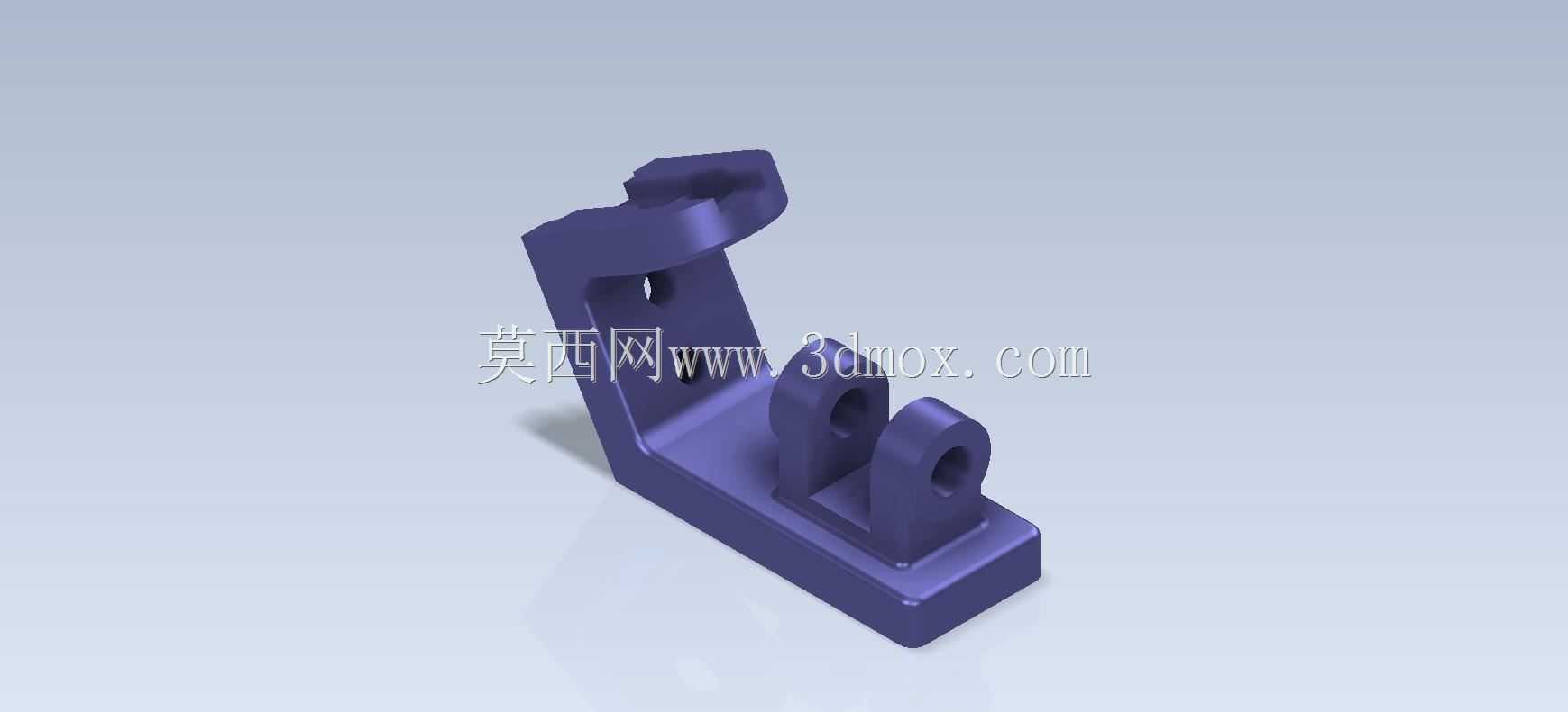 Studycadcam三维CAD练习204/控制支架/Autodesk Inventor Pro