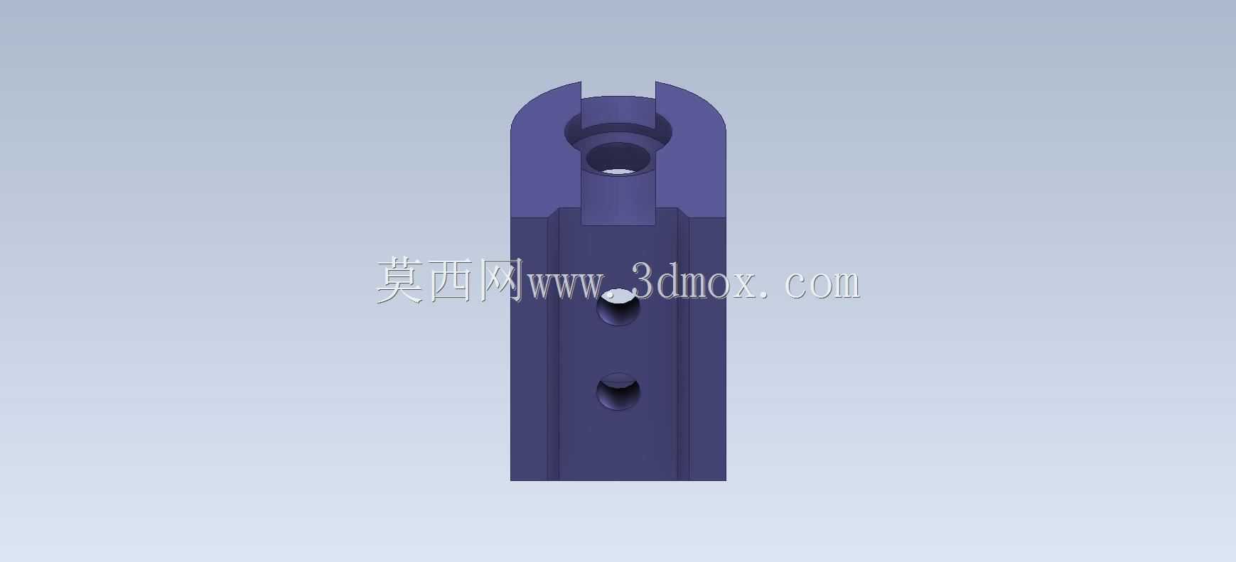 Studycadcam三维CAD练习204/控制支架/Autodesk Inventor Pro
