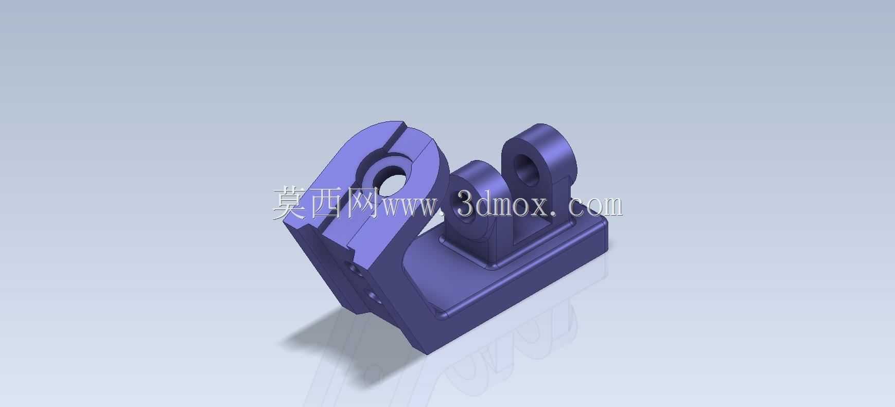 Studycadcam三维CAD练习204/控制支架/Autodesk Inventor Pro