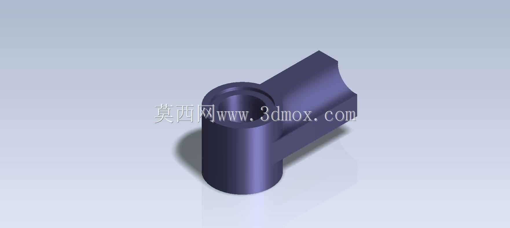 Studycadcam三维CAD练习108/lego技术角度连接器Autodesk Inventor Pro
