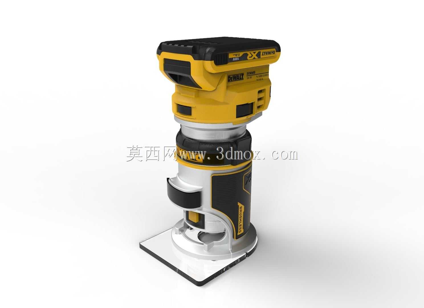 DeWALT DCW600无刷无绳紧凑型路由器