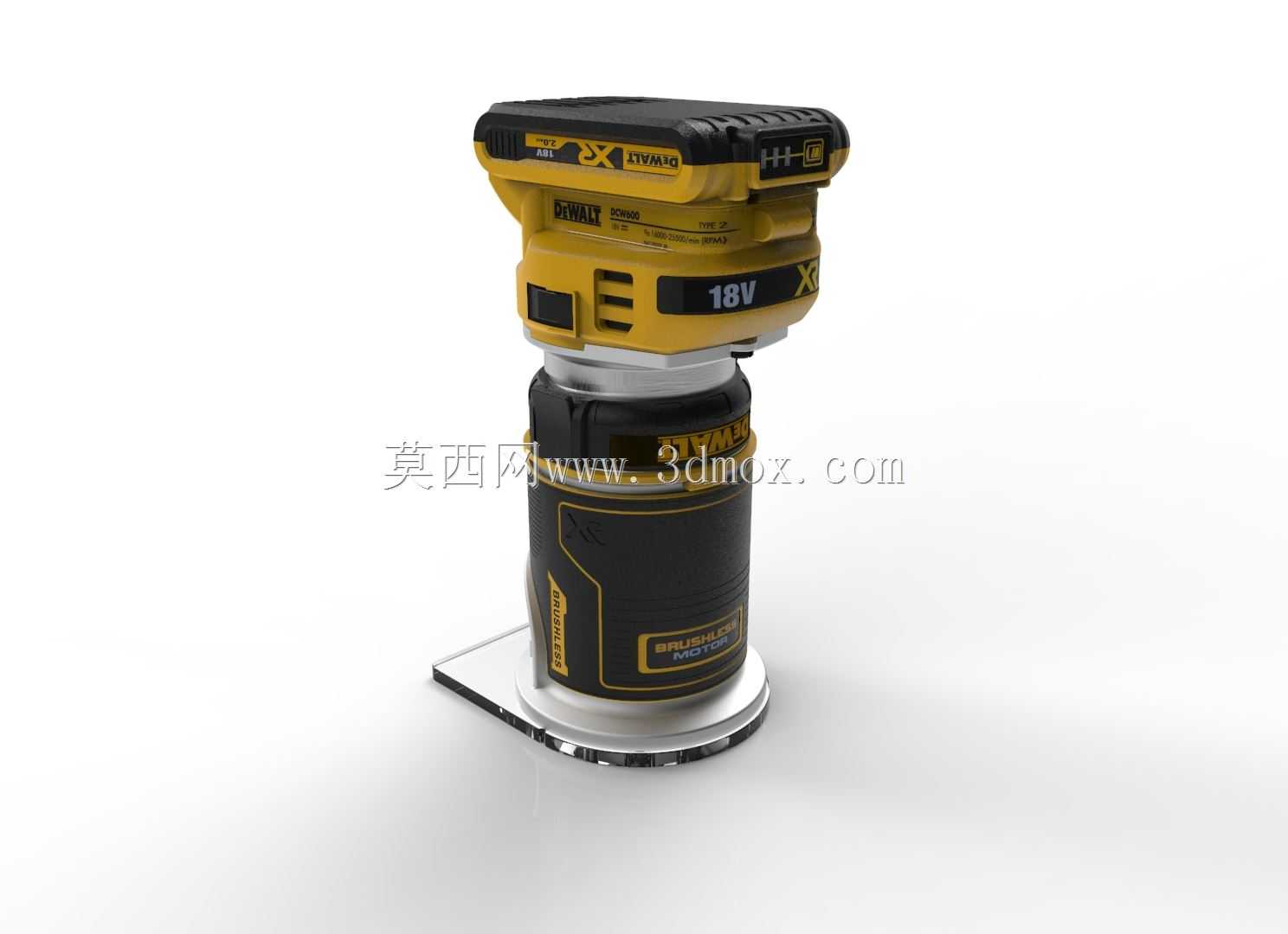 DeWALT DCW600无刷无绳紧凑型路由器