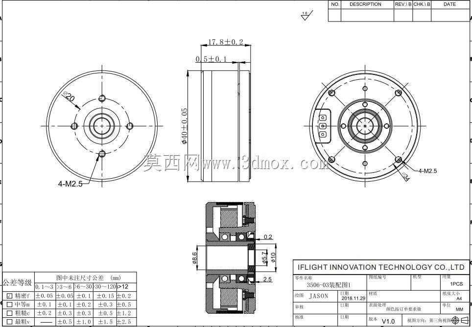Iflight Ipower GBM3506-130T��������
