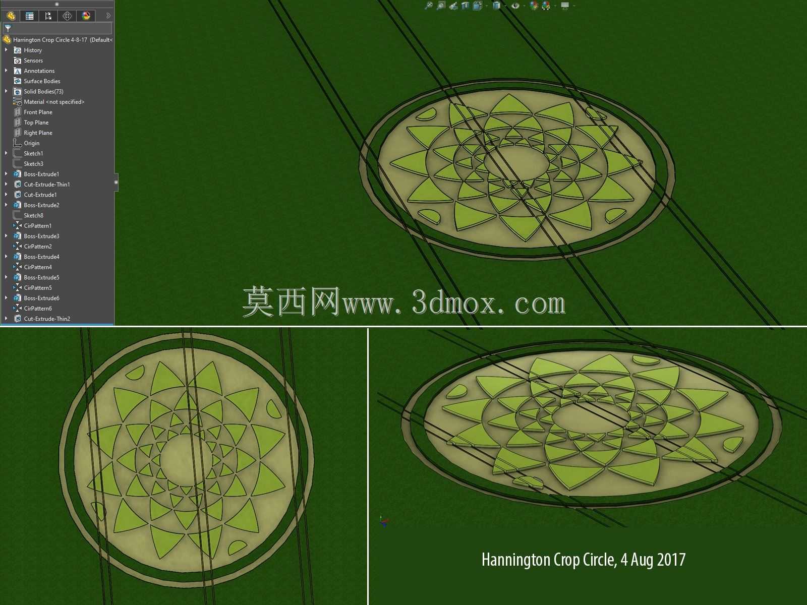 HANNINGTON CROP CIRCLE 2017��8��4��