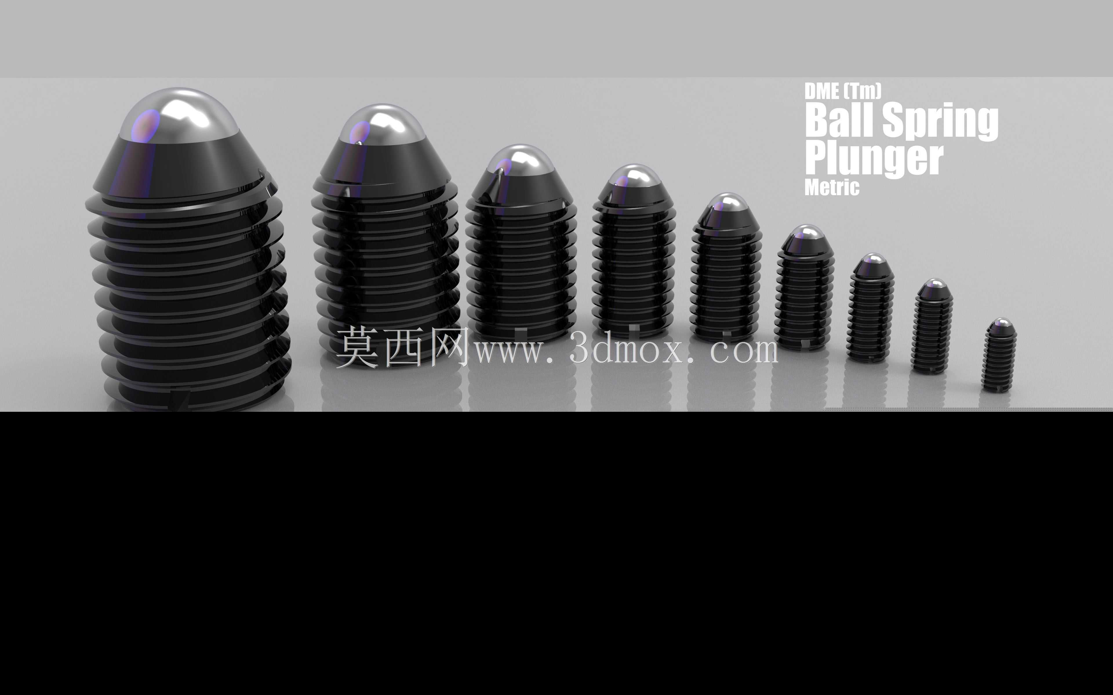 公制球弹簧柱塞