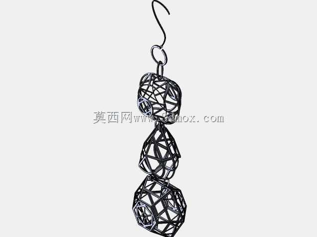 宝石切割线耳环