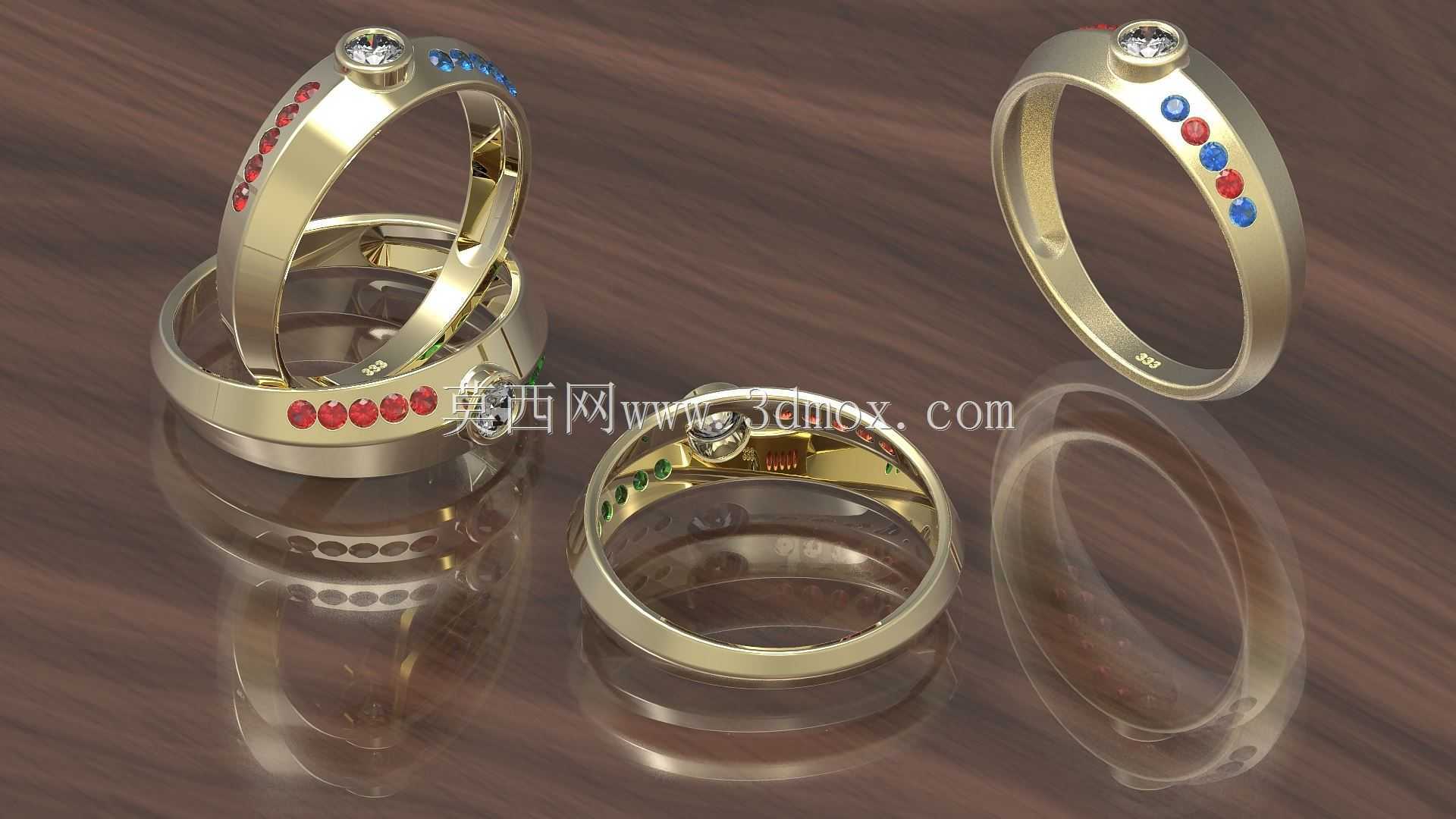女士时尚珠宝戒指