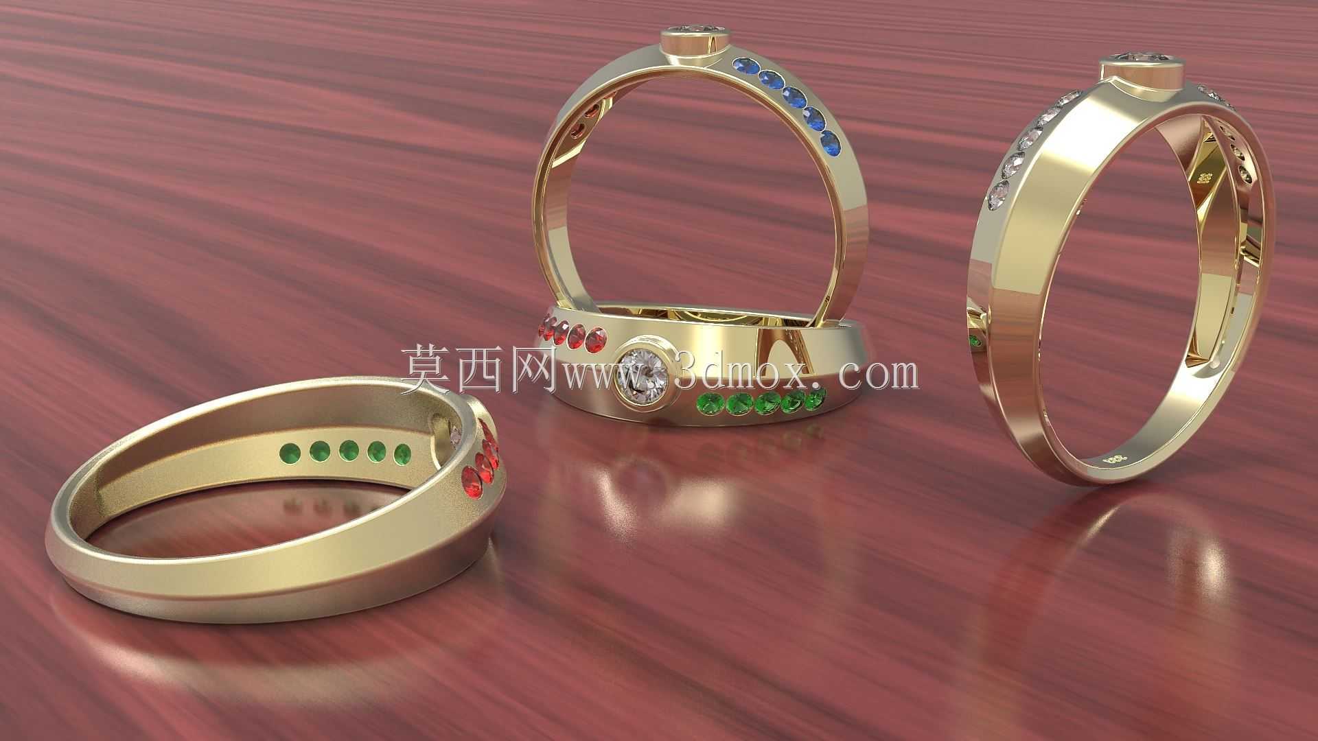 女士时尚珠宝戒指