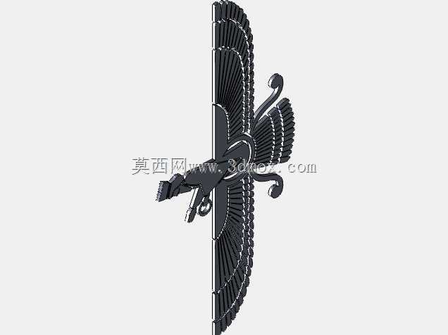 Faravahar 雕像 - 3D 模型