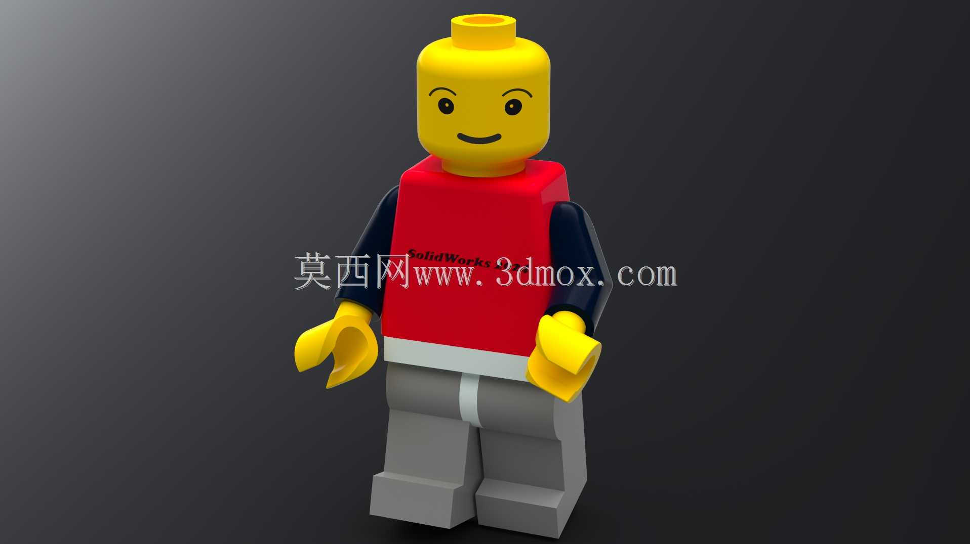 经典乐高人物 - SolidWorks Assembly