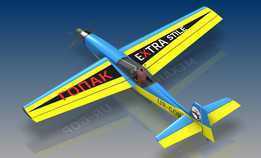 Extra 300 风格的无线电遥控特技飞机模型