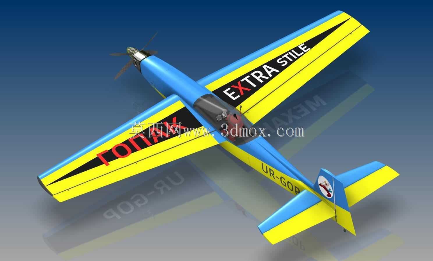 Extra 300 风格的无线电遥控特技飞机模型