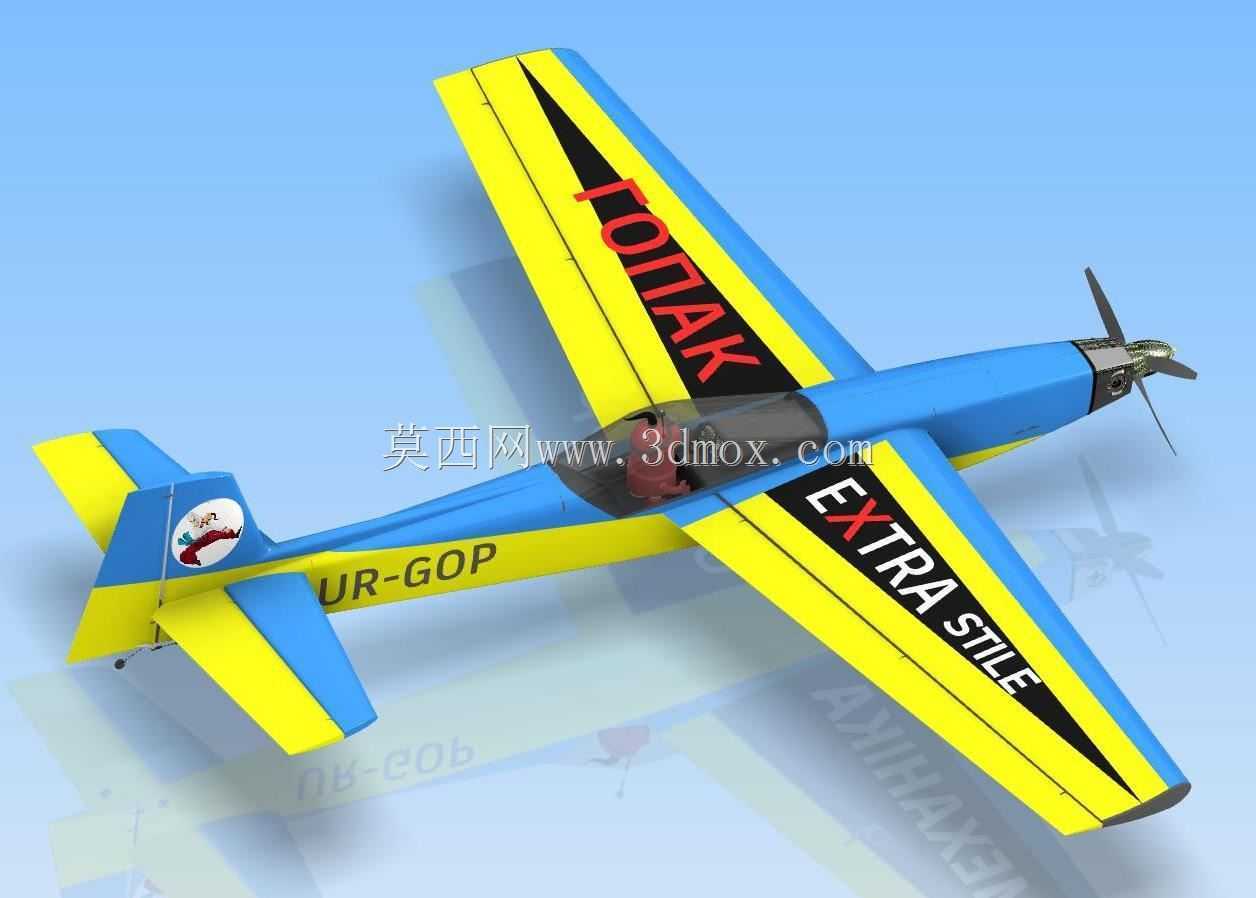 Extra 300 风格的无线电遥控特技飞机模型