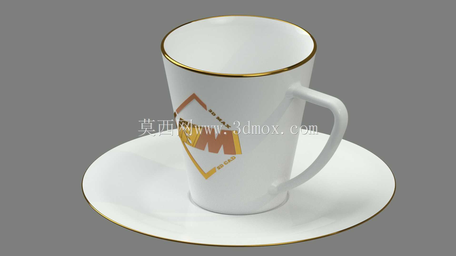 陶瓷茶杯模型