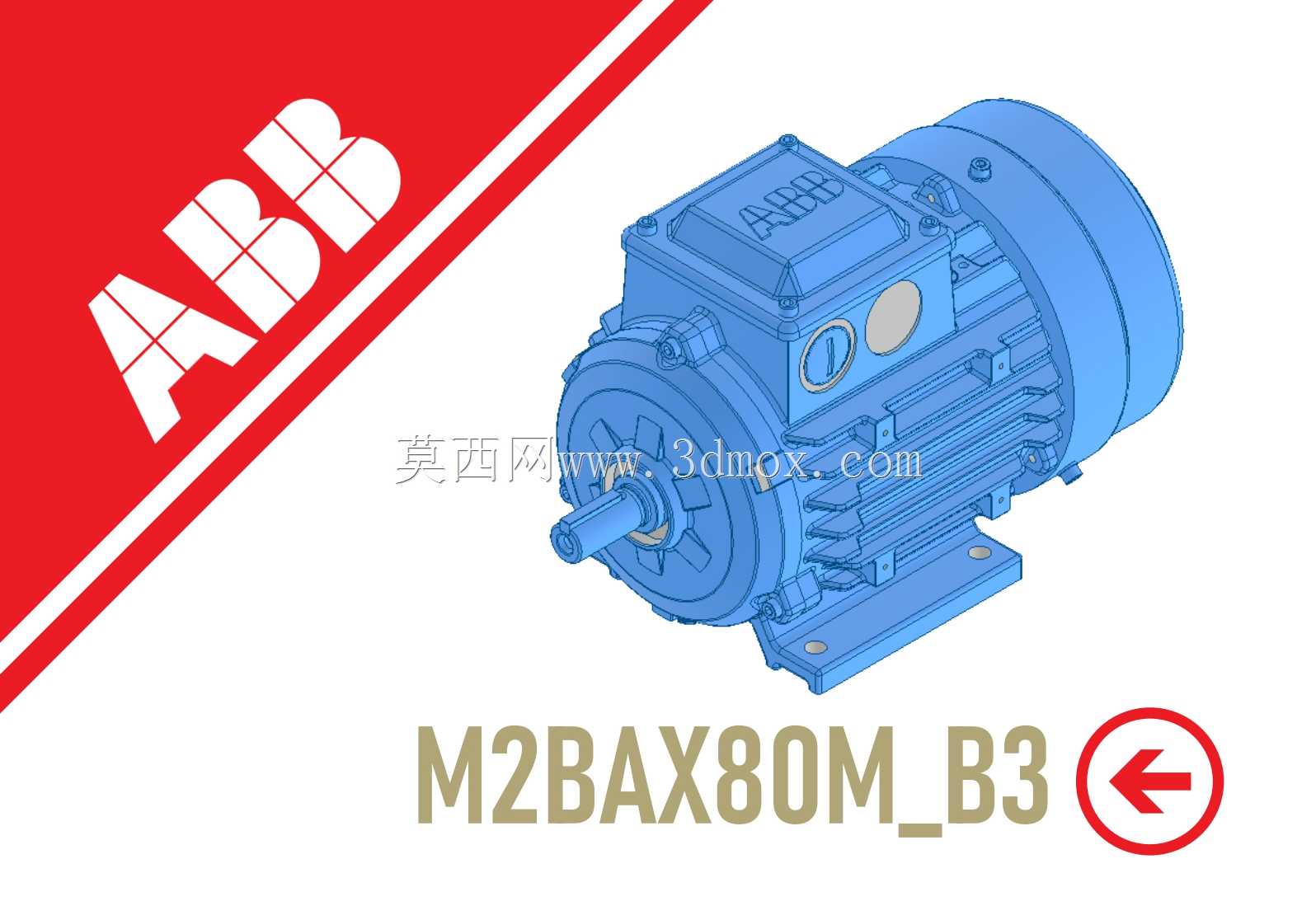 电机 - ABB M2BAX80M_B3