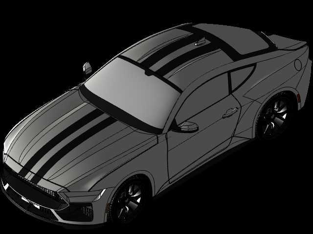 福特野马 GT 2024 - 复制品