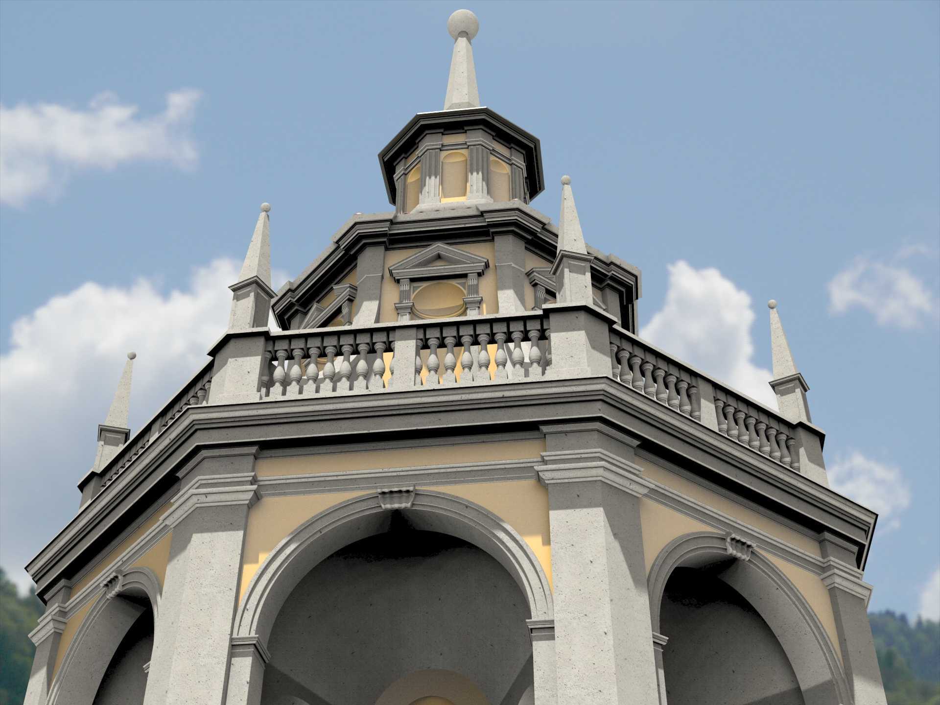 八角形巴洛克式建筑