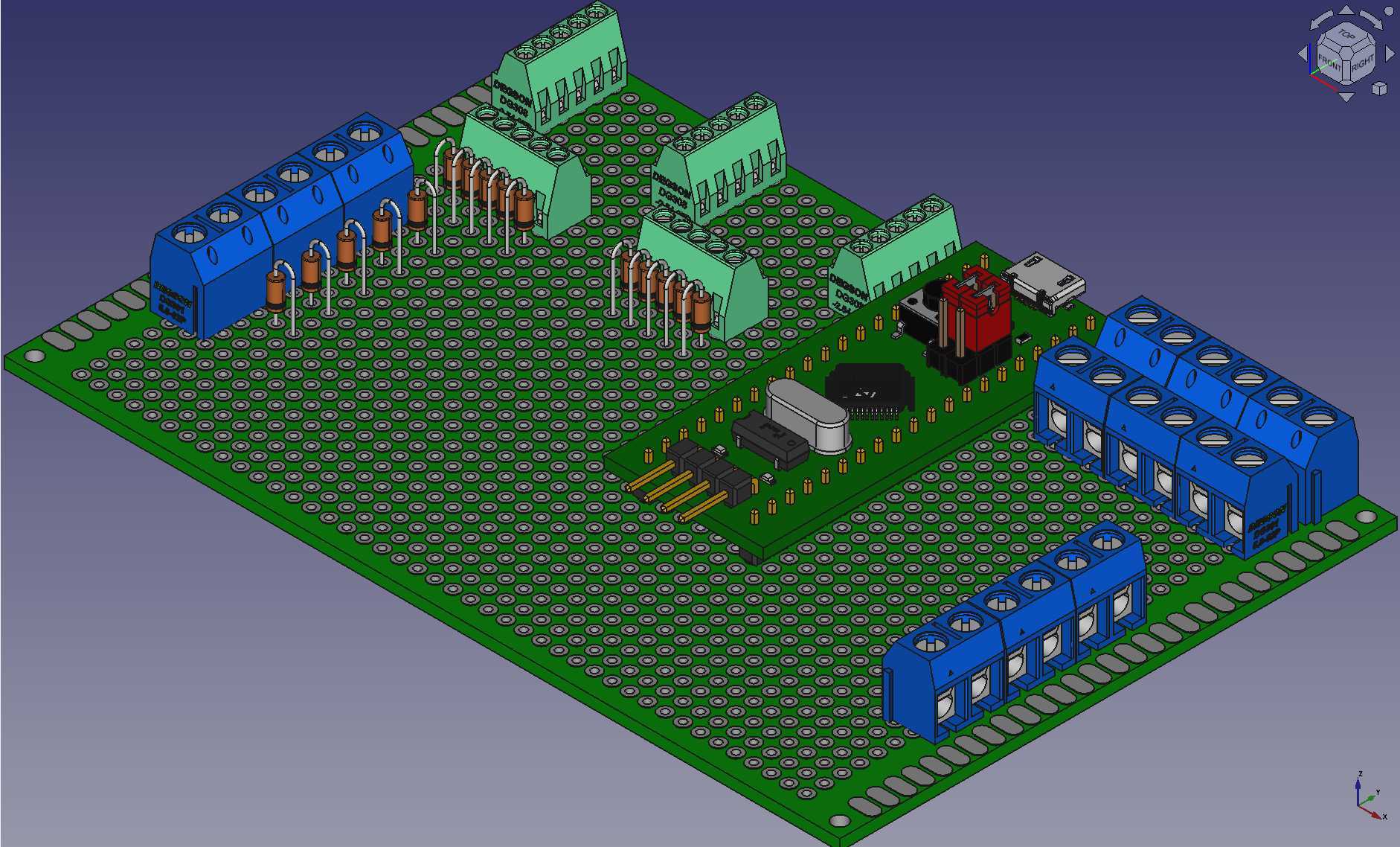FreeJoy 的 STM32 扩展板设计