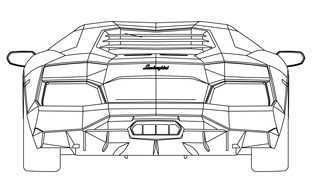 兰博基尼 Aventador 表面