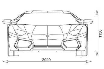 兰博基尼 Aventador 表面