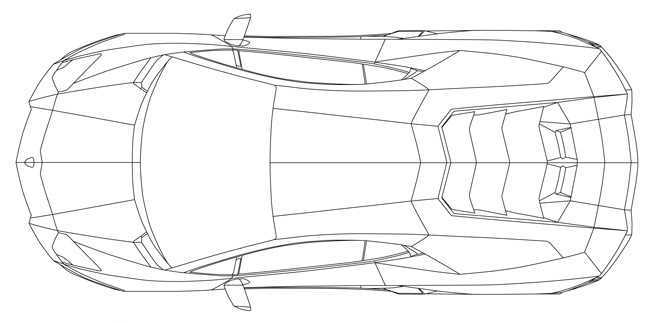 兰博基尼 Aventador 表面