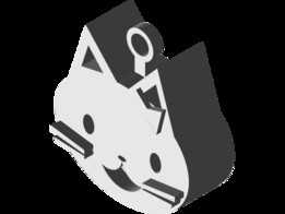 可爱3D猫咪钥匙扣