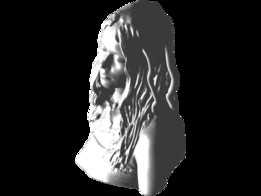 美杜莎头部 3D 扫描