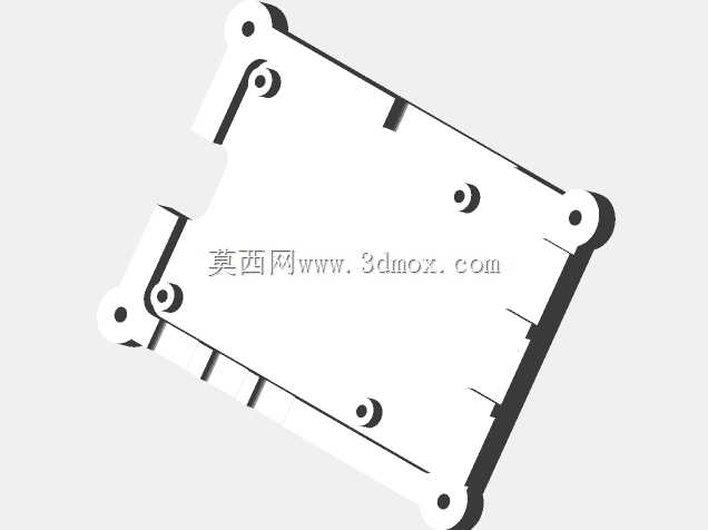 Raspberry Pi 4B 3.5 英寸触摸屏外壳,适用于 3D 打印机