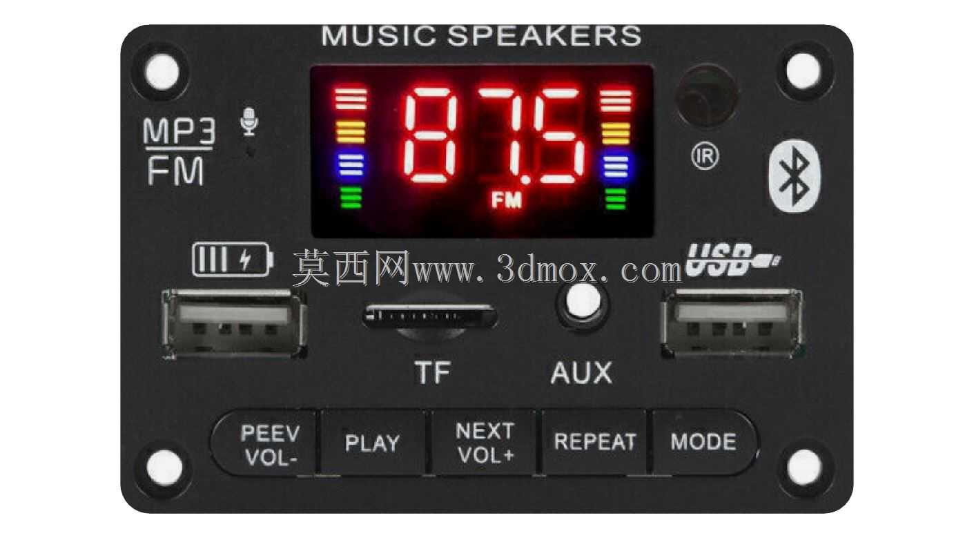 ����FM������ģ����������MP3�����USB TF FM���ֲ�����