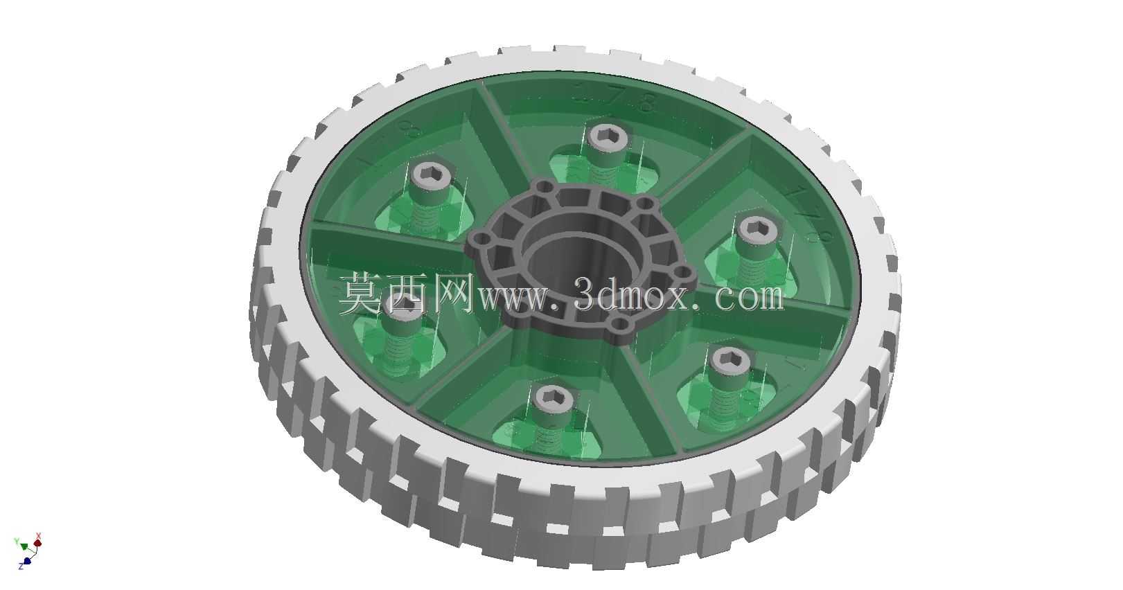 适用于 AndyMark am-09400b hi_Grip 6" 轮毂的内衬