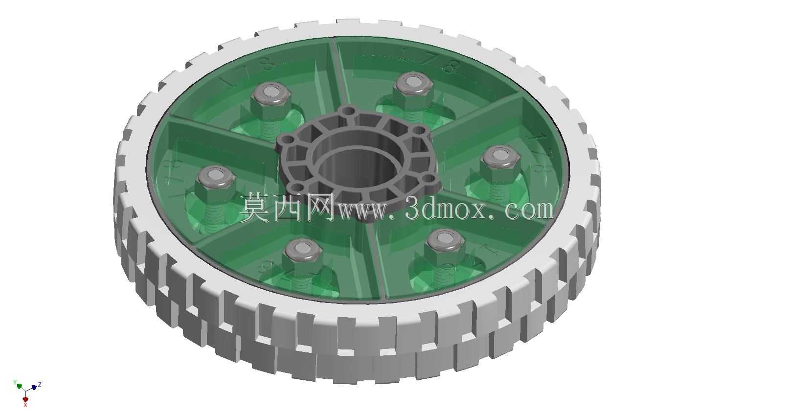 适用于 AndyMark am-09400b hi_Grip 6" 轮毂的内衬