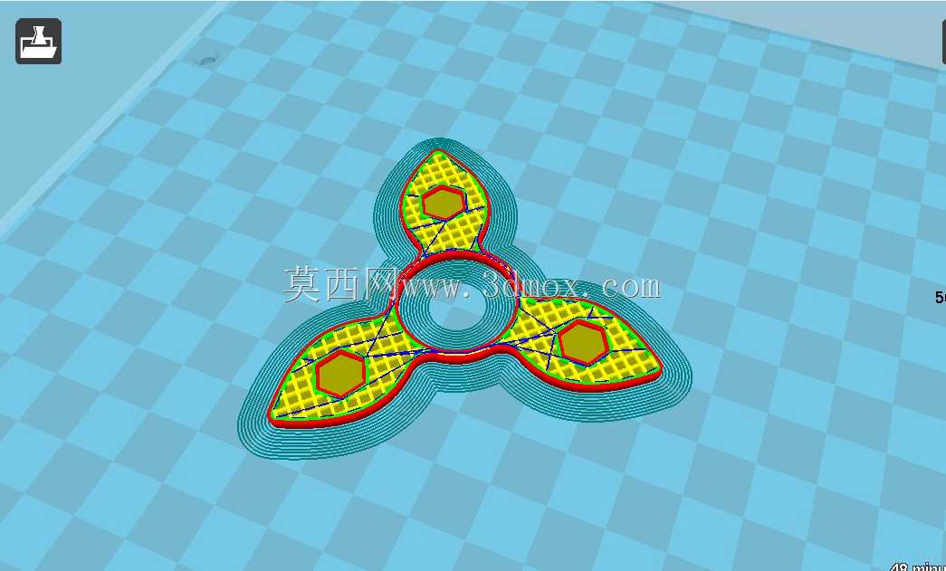 HLXSpinner - 内置 M5 螺母腔