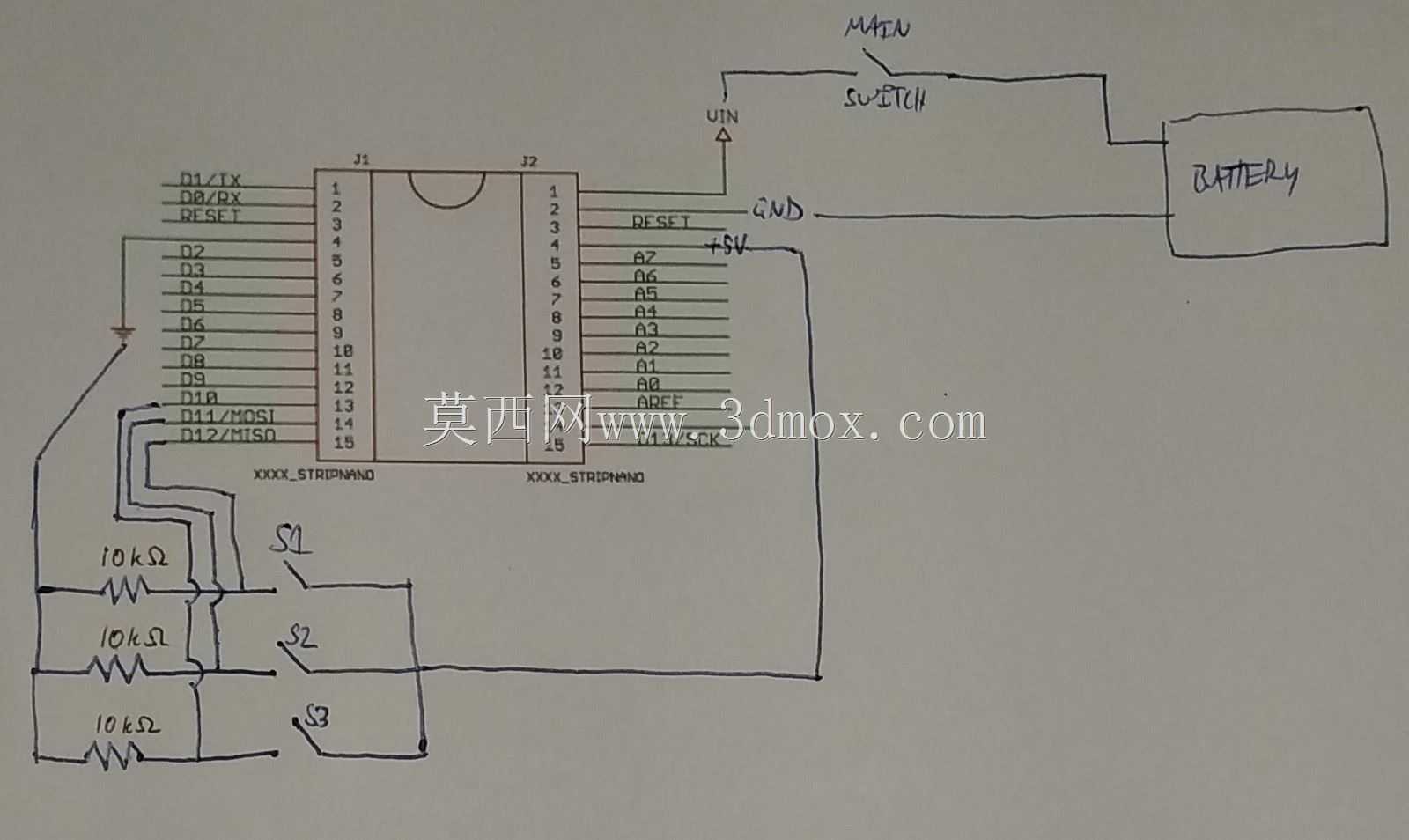 Arduino 控制盒.