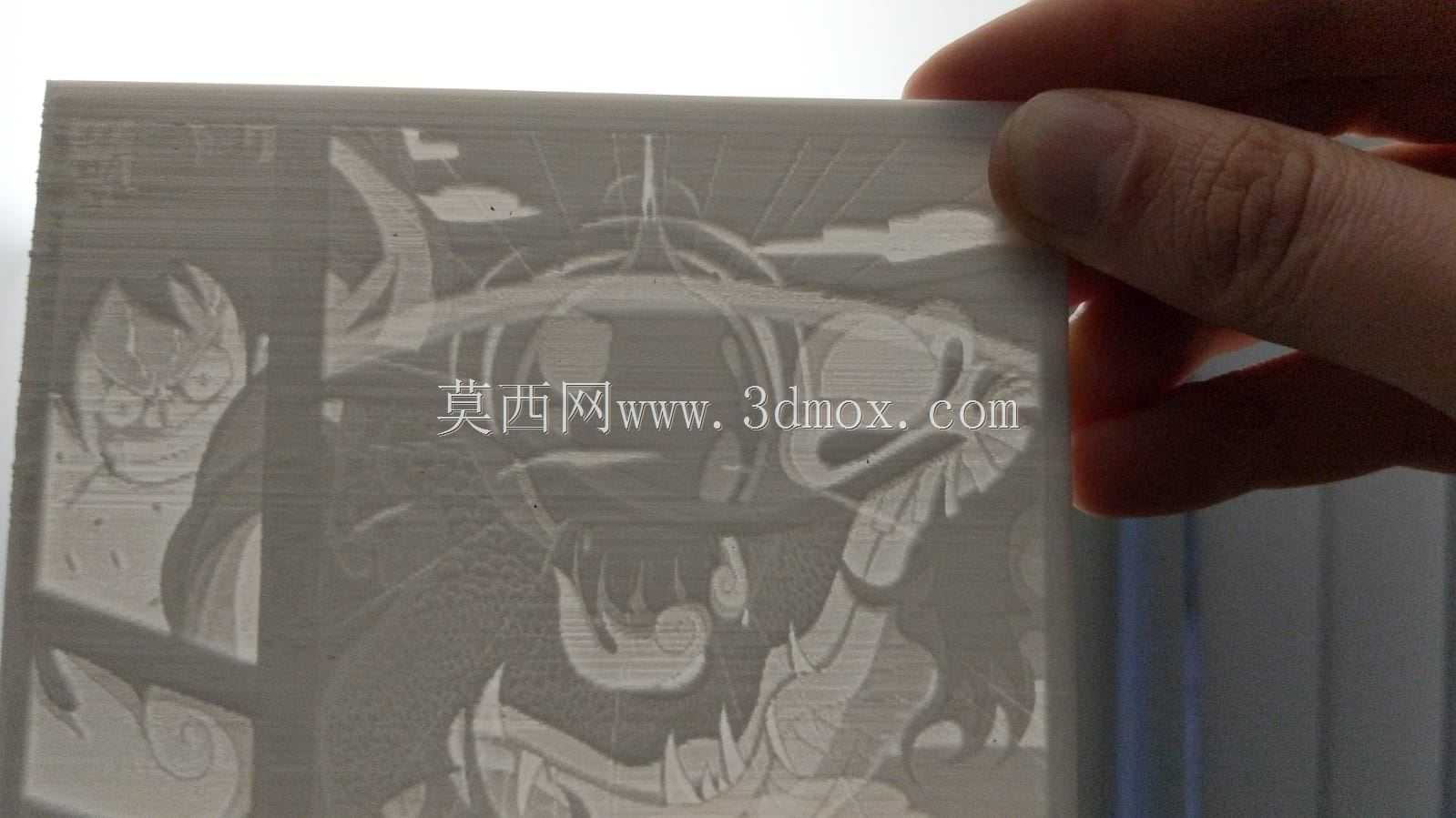 路飞 vs 凯多 (海贼王) - Lithophane