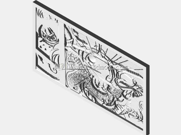 路飞 vs 凯多 (海贼王) - Lithophane