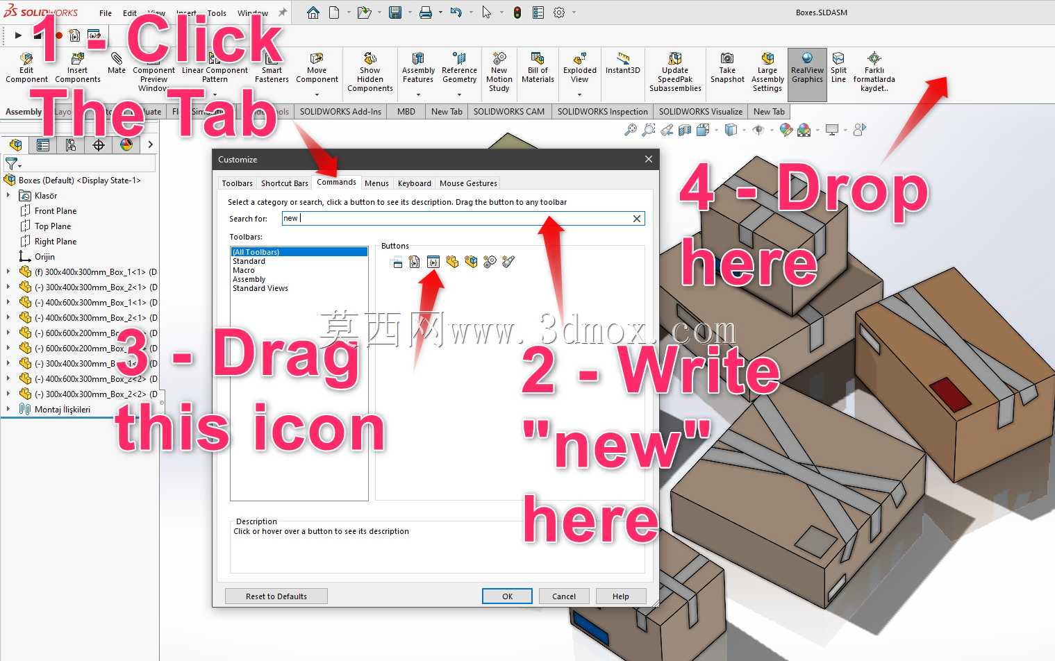SOLIDWORKS 导出宏