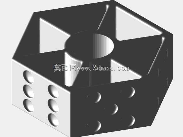 六角双陀螺骰子