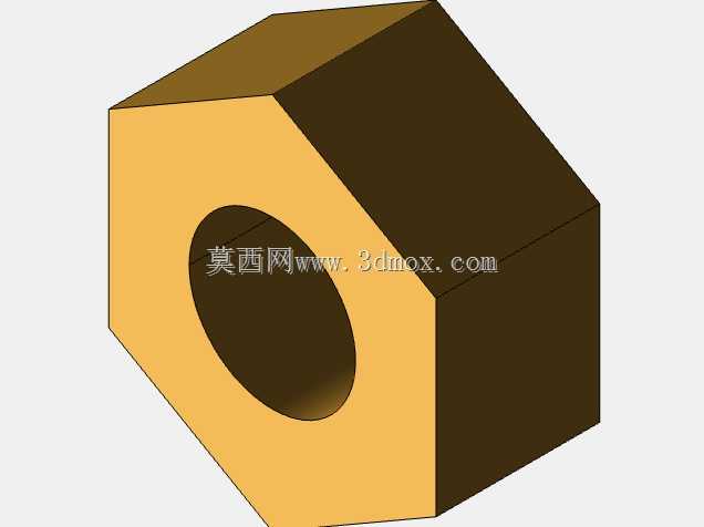 旋转六角形零件