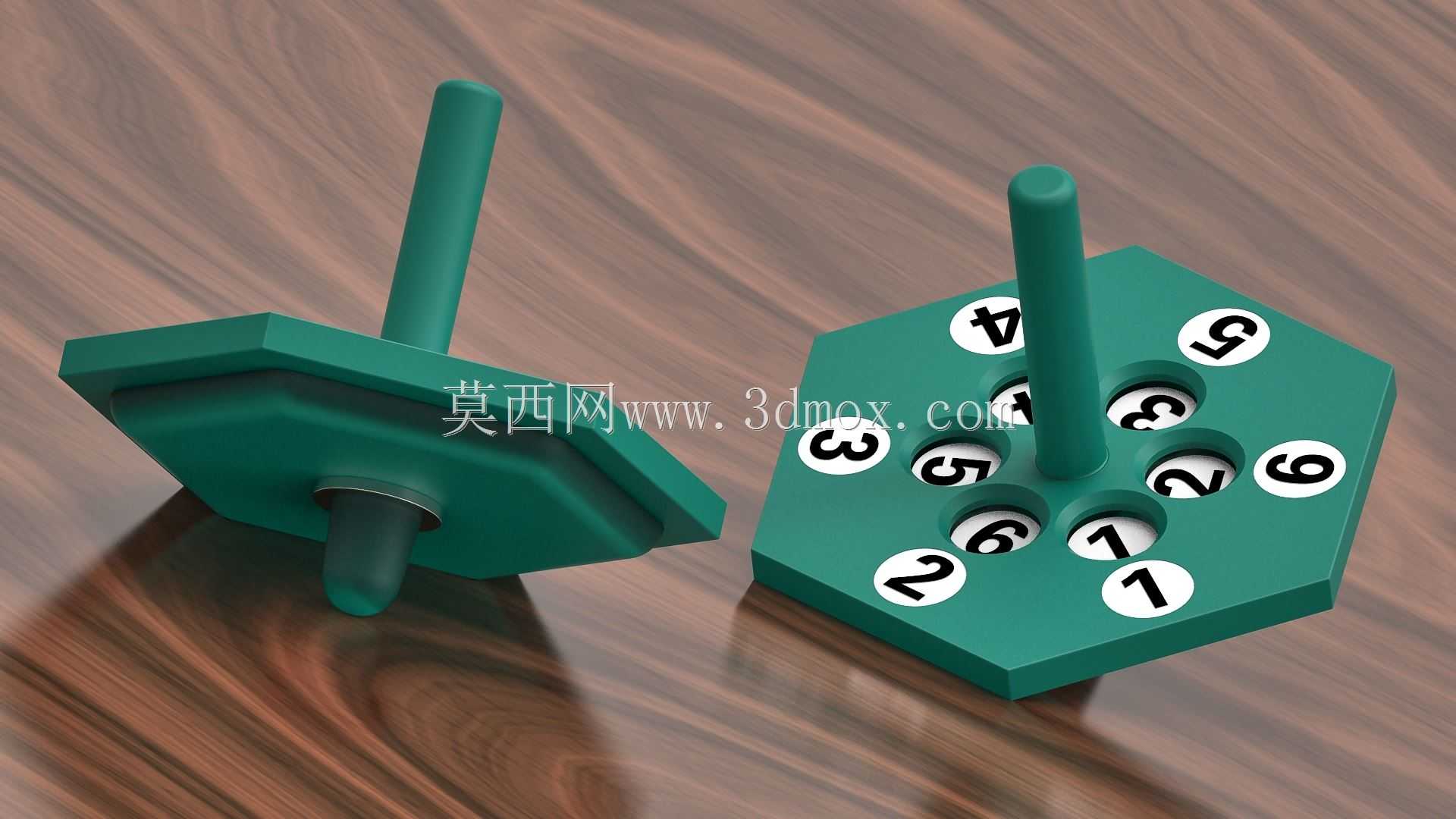 旋转陀螺骰子