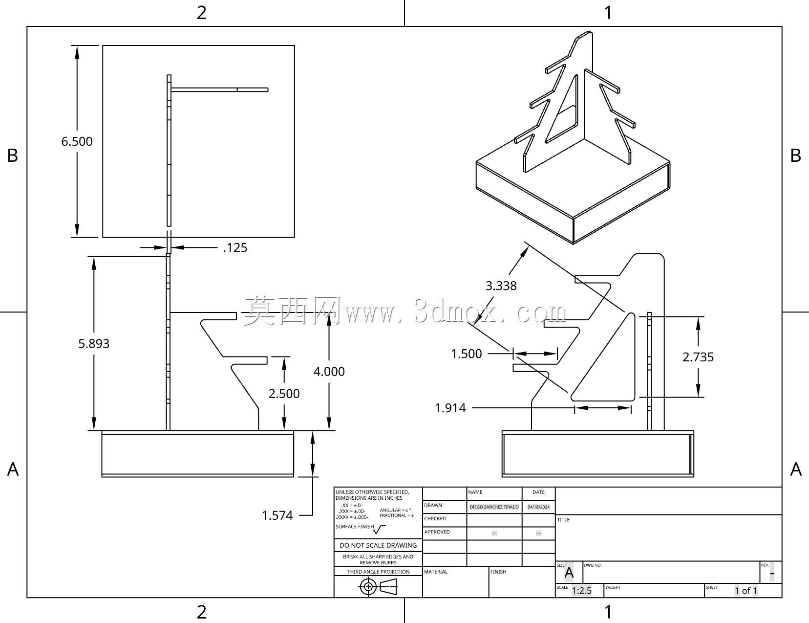3D 打印坐立不安环