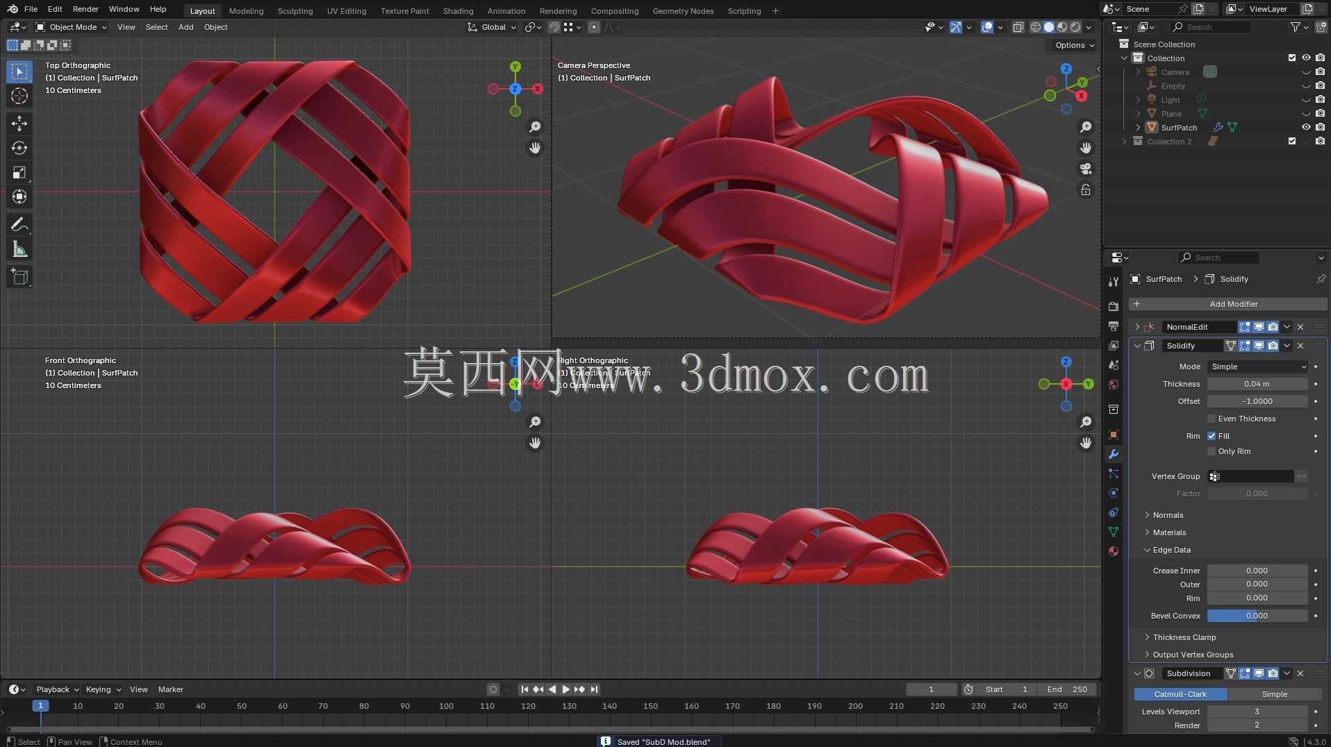 Yüzey Modelleme 3 - D?ngü