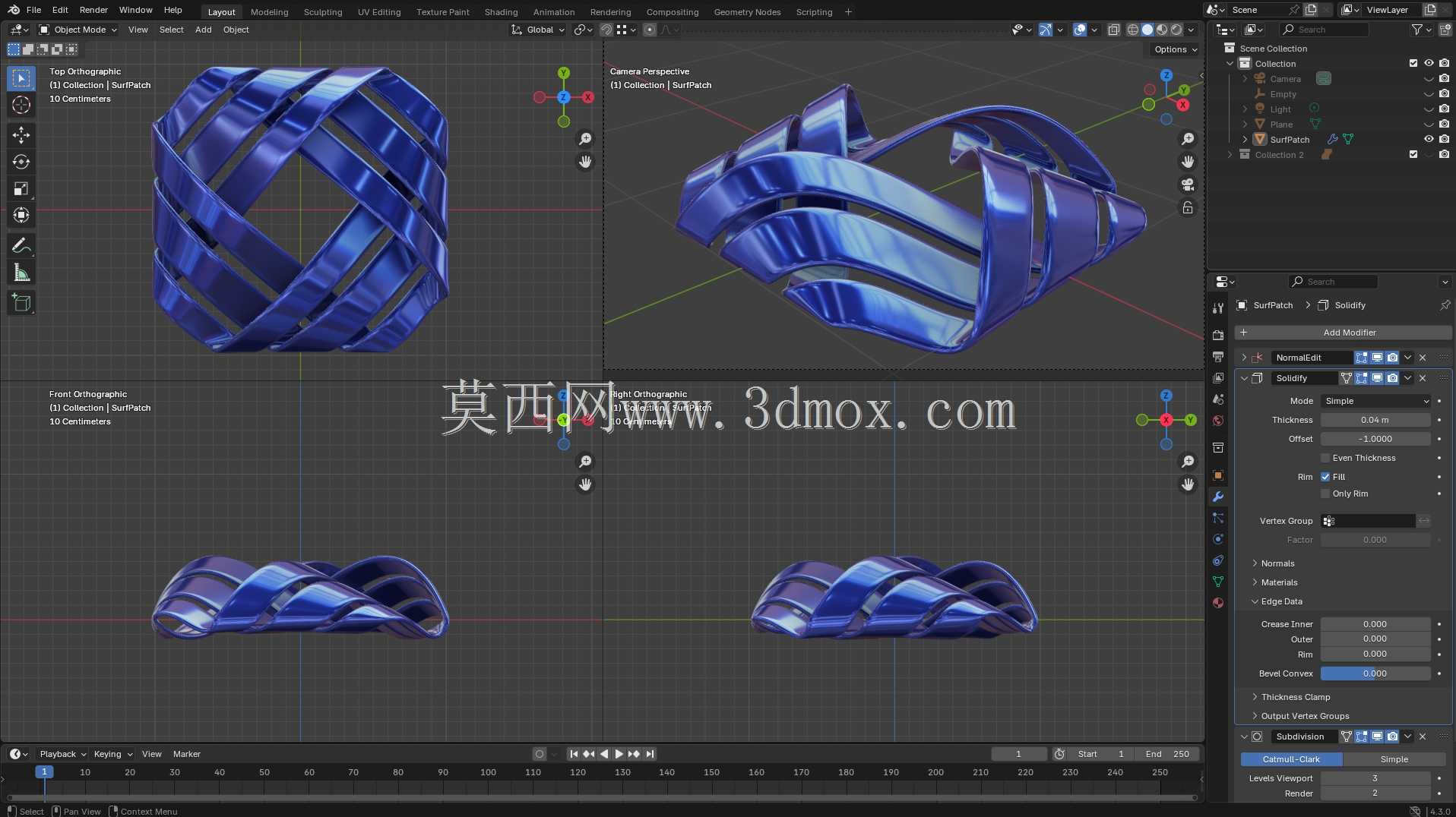 Yüzey Modelleme 3 - D?ngü