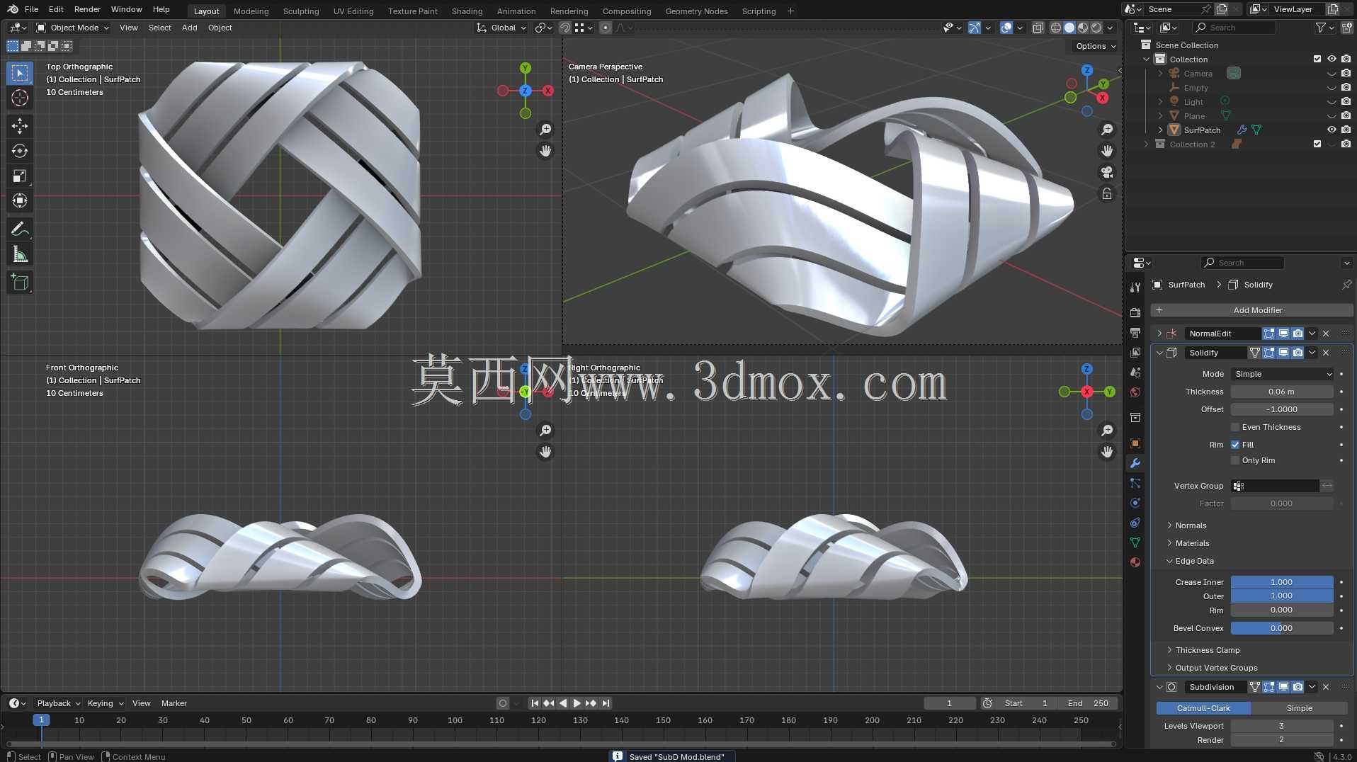Yüzey Modelleme 3 - D?ngü