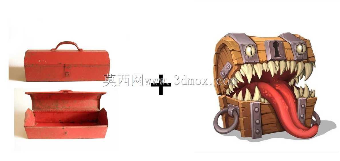 地牢模仿经典红色工具箱