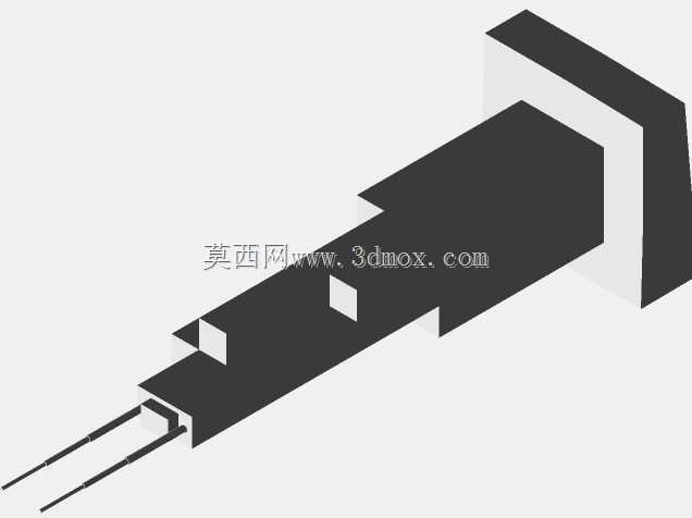 Chicago Architecture STL ģ�ͣ������� Cherry MX ��ñ