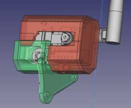 ����3D��ӡ����ESP32-CAM�У���װ�ڴ�ֱƽ����