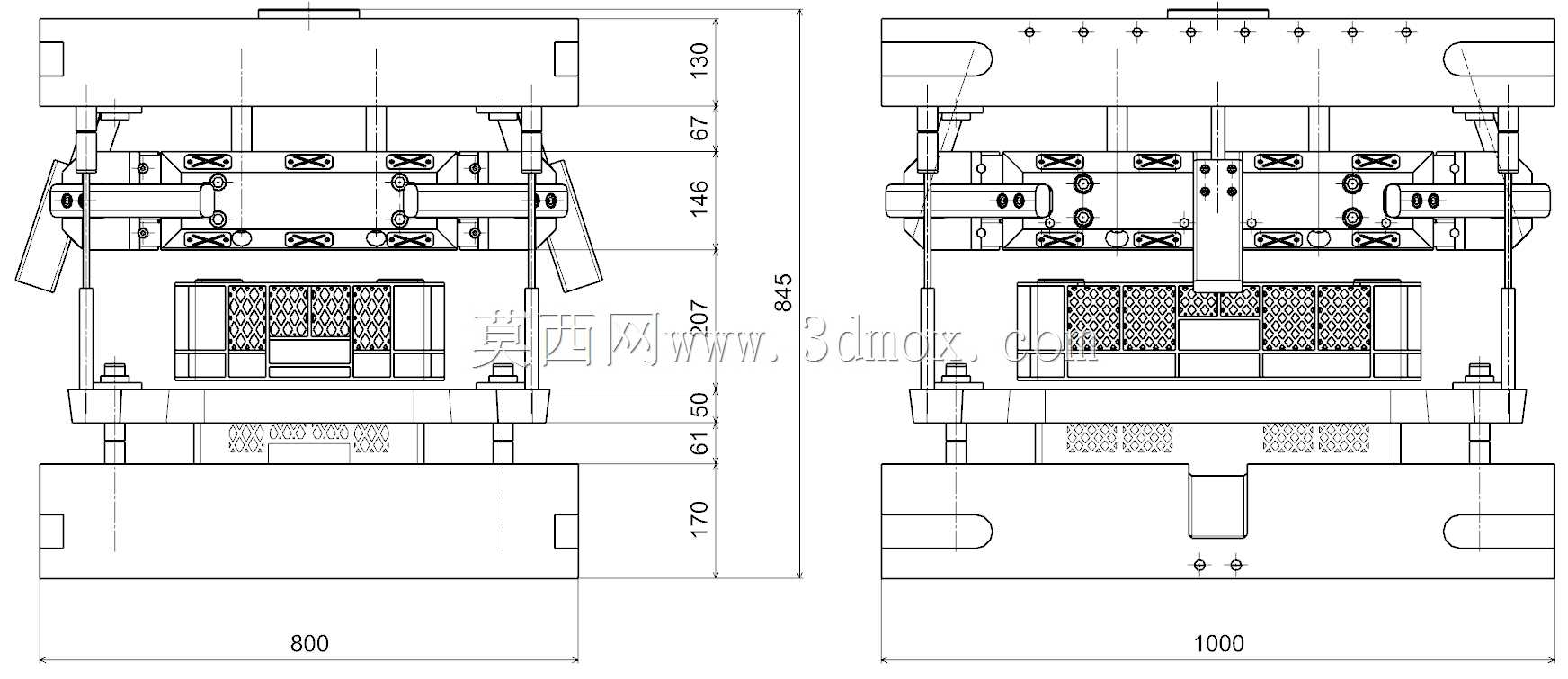 塑料篮模具